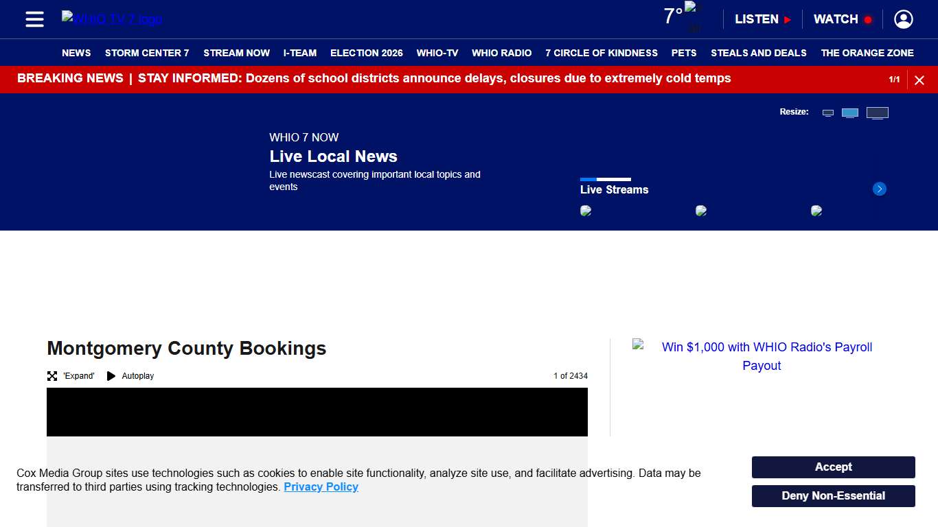 Montgomery County Inmates – WHIO TV 7 and WHIO Radio